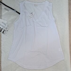 White Women's Muscle Tee